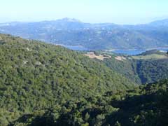 Foto panorama lago Liscia